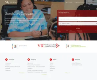 Zorgkaartcuracao.cw(Curaçao) Screenshot