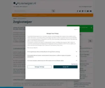 ZorgloonwijZer.nl(Over jouw salaris en pensioen in de zorg) Screenshot