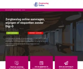 Zorgtoeslagonline.nl(Zorgtoeslag Online Aanvragen) Screenshot