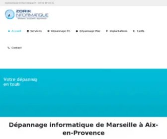 Zorikinformatique.fr(Marseille (13)) Screenshot