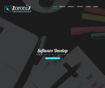 Zoronix.com(Zoronix Technologies) Screenshot