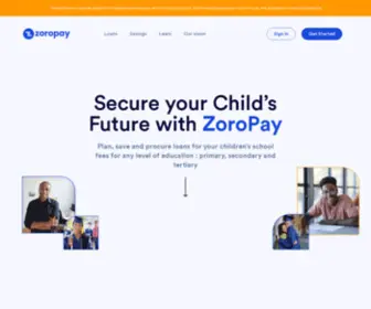 Zoropay.com(Zoropay provides access to stress free edu) Screenshot