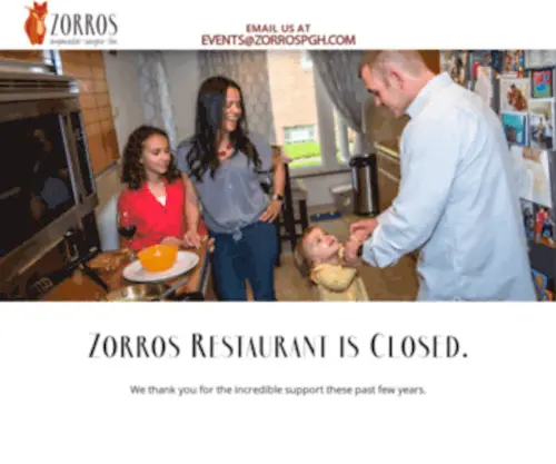 Zorrosrestaurant.com(Zorrosrestaurant) Screenshot