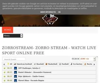 Zorrostream.live(Live Sport Streaming Zorrostream.site) Screenshot