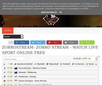 Zorrostream.site(Zorrostream site) Screenshot