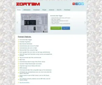 Zortam.com(Automatic Mp3 Tagger) Screenshot