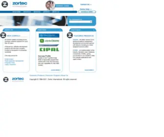 Zortec.com(Zortec International) Screenshot