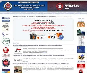 Zosprp.pl(Związek Ochotniczych Straży Pożarnych Rzeczypospolitej Polskiej) Screenshot