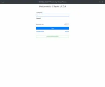 Zotadel.net(Citadel of zot) Screenshot