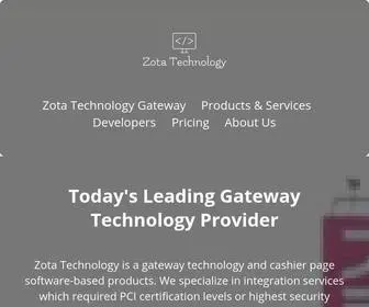 Zotatech.com(Zota Technology) Screenshot
