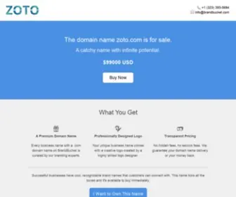 Zoto.com(Purchase today. Starter logo inc) Screenshot