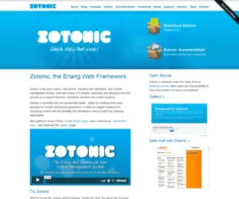 Zotonic.com(Zotonic, the Erlang Web Framework) Screenshot