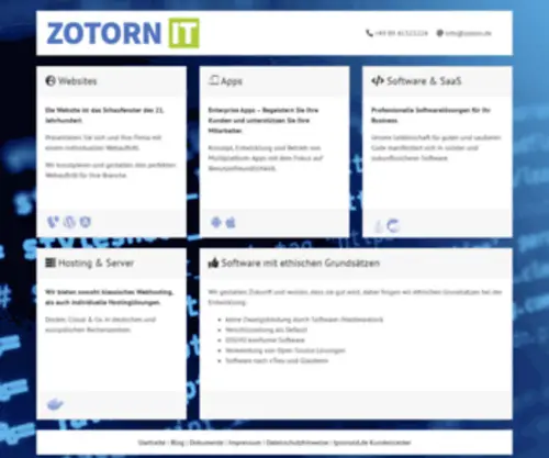 Zotorn.de(Software nach ethischen Grundsätzen) Screenshot