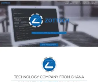 Zottech.com(Zottech Home) Screenshot