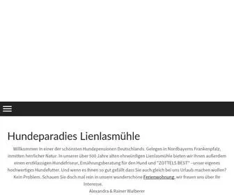 Zottel-Hundeparadies.de(Hundeparadies Lienlasmühle) Screenshot