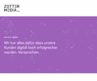 Zottermedia.ch(Ihre Digitalagentur in der Zentralschweiz f) Screenshot