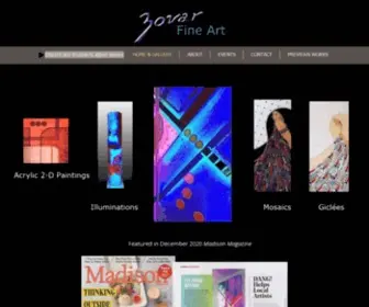 Zovar.com(Zovar Fine Art) Screenshot