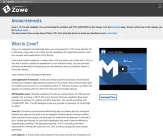 Zowe.org(Zowe) Screenshot