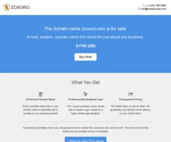 Zoxoro.com(Zoxoro) Screenshot