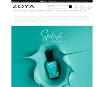 Zoya.com(Zoya Natural Nail Polish & Nail Care Treatments) Screenshot