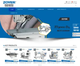 Zoyer.cn(Industrial sewing machine) Screenshot