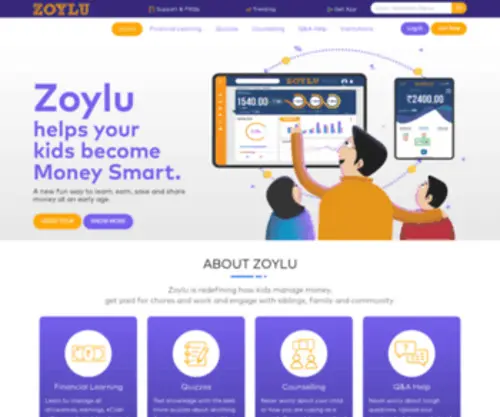 Zoylu.com(Life Skills and Social learning for Kids) Screenshot