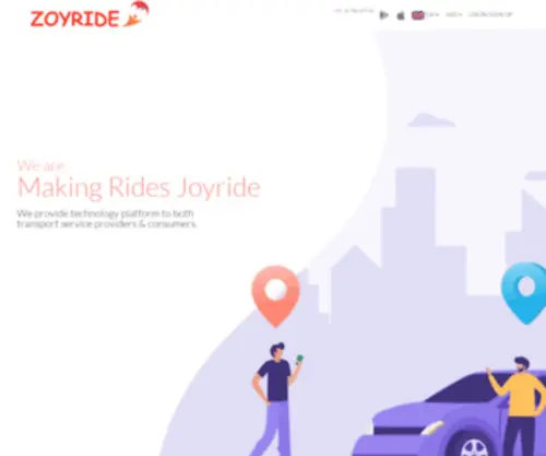 Zoyride.com(HTML5 Template) Screenshot