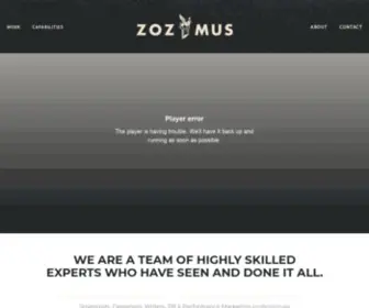 Zozimus.com(Zozimus Boston Advertising Agency) Screenshot