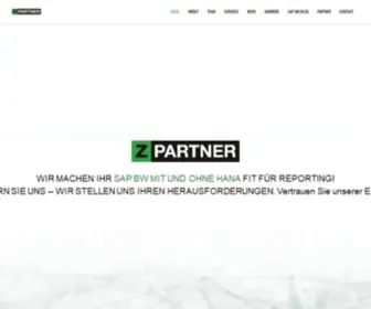 Zpartner.eu(Frontpage) Screenshot