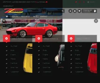 Zparts.com(240Z 260Z 280Z 280ZX 300ZX) Screenshot