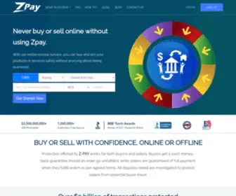 Zpayescrow.com(Z Pay) Screenshot