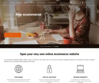 Zpecommerce.uk(Free eCommerce website) Screenshot