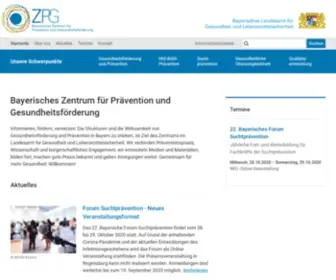 ZPG-Bayern.de(Startseite) Screenshot