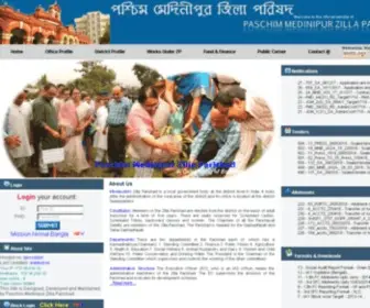 Zpmidwest.org(Paschim Medinipur Zilla Parishad) Screenshot