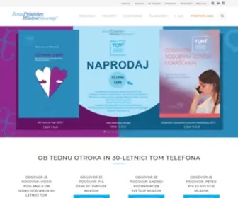 ZPMS.si(Zveza prijateljev mladine Slovenije) Screenshot