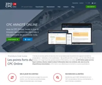 Zpo-CPC.ch(CPC Annoté Online) Screenshot