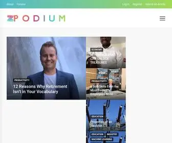 Zpodium.com(Ideas can change us and our perception about different things. ZPodium) Screenshot