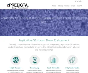 Zpredicta.com(Biology Reconstructed) Screenshot