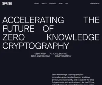 Zprize.io(Accelerating the Future of Zero) Screenshot