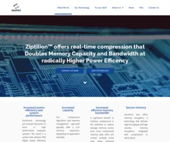 ZPtcorp.com(Improve performance per watt) Screenshot