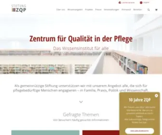 ZQP.de(Stiftung ZQP) Screenshot