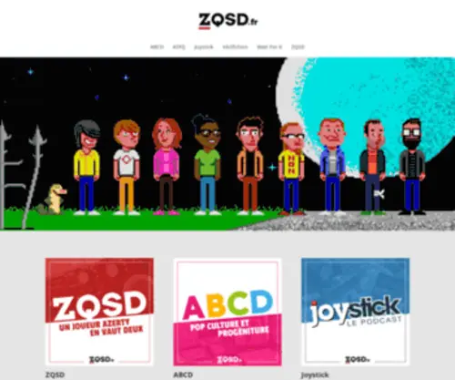 ZQSD.fr(Réseau de podcasts jeux vidéo et pop culture) Screenshot