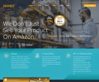 Zquared.com(Zquared is a leading amazon retailer who sells your products for you on amazon) Screenshot