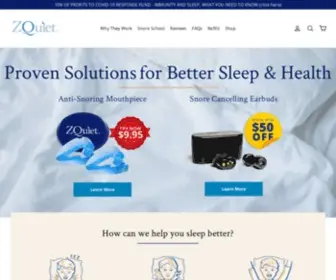 Zquiet.com(The ZQuiet website) Screenshot