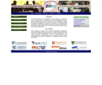 ZRDC.org(The Zambia Research and Development Centre (ZRDC)) Screenshot