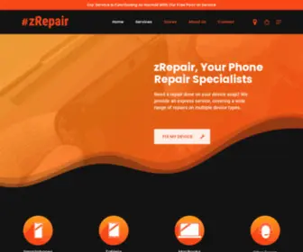 Zrepair.ie(Phone Repair service) Screenshot