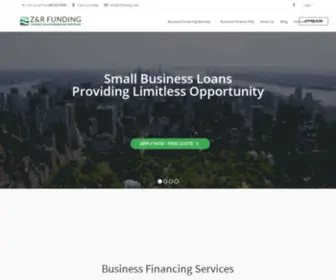 Zrfunding.com(Small Business Loans) Screenshot