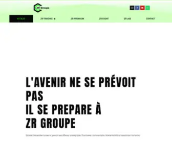 ZRgroupe.com(ZR GROUPE) Screenshot