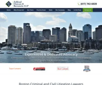 ZRLD.com(617-742-6020 Zalkind Duncan & Bernstein LLP) Screenshot