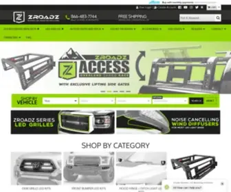 Zroadz.com(Dynamic LED Mounting Solutions for popular late model vehicles) Screenshot